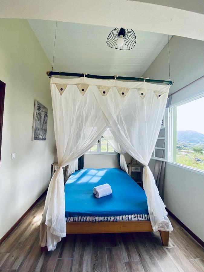 Chambre Et Sdb Privative Ylang Ylang Vue Mont Pelee Dans Maison Partagee Le Morne-Rouge Exteriér fotografie